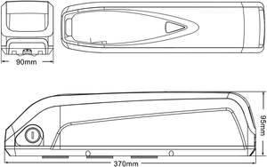 هايلونج بيع مباشر من المصنع بطارية ليثيوم أيون قابلة لإعادة الشحن 36 فولت 10 أمبير/ساعة حزمة بطارية دورة عميقة للدراجة الإلكترونية - Product Image 6