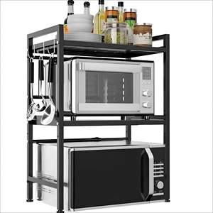 Organizer <span class=keywords><strong>cucina</strong></span>
Supporto per mensola multiuso in <span class=keywords><strong>acciaio</strong></span> al carbonio
Supporto per forno a microonde - Product Image 6