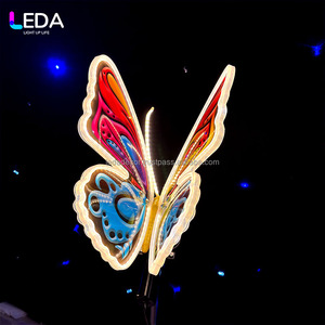 LEDA Dynamic Butterfly Light LED Electric Luminous Wings Luces decorativas para eventos de fiesta de boda - Product Image 4