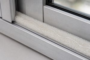 <span class=keywords><strong>Burlete</strong></span> de cepillo blanco <span class=keywords><strong>para</strong></span> perfil de <span class=keywords><strong>ventana</strong></span> y puerta de aluminio, canal interno y marco de hoja deslizante - Product Image 3