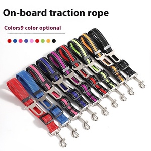 Nylon Golden Hair Teddy Car Artifact Retractable 5m Traction Belt Solid Plastic Pet Safety <strong>Harness</strong> Featuring Fixed <strong>Dog</strong> <strong>Chain</strong> - Product Image 6