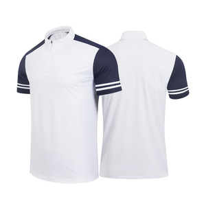T-shirt d'été pour hommes et femmes Sports Outdoor Stand-Up Collar Half-Zipper Quick-Drying T-Shirt Lightweight Breathable Tennis Uniform - Product Image 6