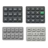Clavier en silicone pour terminaux industriels d'acquisition de données, touches de fonction et clavier numérique pour testeurs portables et enregistreurs de données