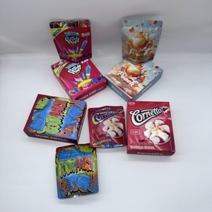 3.5G <strong>Cereal</strong> Paper <strong>Box</strong> Custom Printed Holographic die cut special shaped Packaging Display Paper <strong>Box</strong> for 3.5G Mylar Bag with <strong>Box</strong> - Product Image 5