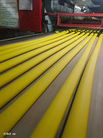 FIRSTFLEX IKNC180 NBR Feuille de mousse de caoutchouc rouge et gris pour l'isolation des systèmes de tuyauterie, épaisseur 13 mm, plage de température -40~150°C