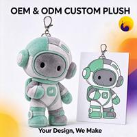 Service de fabrication de porte-clés en peluche personnalisés, pendentifs animaux en peluche, breloques de sac, mascottes, cadeaux de Noël - Fabricant OEM ODM