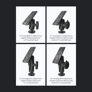 Soporte VINmounts para Sonda de Pesca de 1.5 Pulgadas (15 cm), Brazo de Doble Enchufe Bloqueable, Soporte Marino Estable para Kayak o Bote, VIN-C-15B - Product Image 5