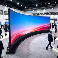 Pantalla LED Popular P1.53-P2.5 con Pantalla Publicitaria LED para Interiores, para Mostrar Menús de Restaurantes, 4K HDR10