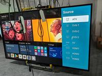 Téléviseur portable Android 15 T2S2 à double vitrage, vente en gros OEM, panneau LED, 55 65 75 85 100 pouces, Smart TV 4K Ultra HD QLED