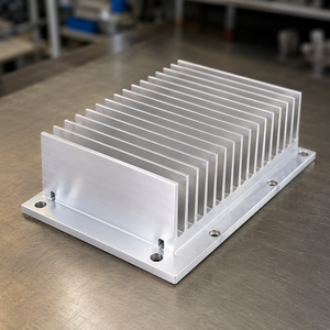บล็อกระบายความร้อนอะลูมิเนียมแบบกำหนดเองตามแบบ ผลิตด้วยเครื่อง CNC สำหรับโมดูลพลังงาน LED และชิ้นส่วนระบายความร้อนอิเล็กทรอนิกส์ - Product Image 3