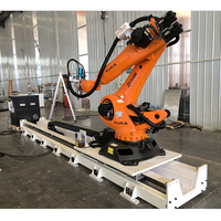 Robot CNC de coupe de bois bras de robot de coupe et de forage de poutre en bois avec scie à chaîne