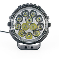Lumière de travail LED ronde de haute qualité de 5,5 pouces, 60W, 4650LM, faisceau spot et large, 12V 24V pour voitures, camions, remorques, véhicules agricoles