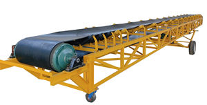 Tahıl kum ve kayalar konveyör bant ile taşınabilir eğimli madencilik konveyörü kemer - Product Image 6