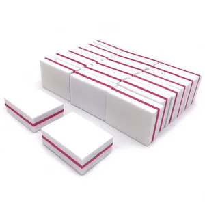 50 Unidades/lote Bloques de Pulido y Lijado Blancos para Uñas, Mini Limas de Esponja 100/180, Herramientas y Accesorios para Salón de Manicura y Pedicura - Product Image 4