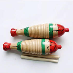 Instruments de percussion Orff de marque OEM/DOMI en gros, instruments de musique en <span class=keywords><strong>bois</strong></span> de type scie, jouet modèle G-YWT01 20/30/38 cm - Product Image 4