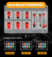 Autel MaxiSys MSOBD2KIT Kit d'adaptateurs non-OBDII Connecteurs conformes à la norme OE compatibles avec Maxisys Ultra MS919 MS909 MK908P Elite II