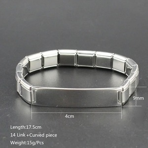 Bracciali con Charm Italiani all'Ingrosso Hapiship, Charm a Farfalla in Acciaio Inossidabile, Bracciale di <span class=keywords><strong>Alta</strong></span> Qualità G048 - Product Image 4