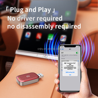 Android auto dongle Mini con cable A Adaptador de proyección inalámbrico para navegación de coche Android Fabricantes de cajas de carplay inalámbricas