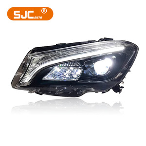Faro a LED di Design SJC Auto Factory per <span class=keywords><strong>Mercedes</strong></span> Benz <span class=keywords><strong>CLA</strong></span> <span class=keywords><strong>W117</strong></span> 2013-2019 Nuovo Aggiornamento Accessori Auto di Alta Qualità Luce Anteriore - Product Image 1