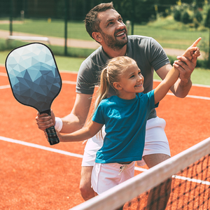 ไม้พายพิคเกิลบอลขนาดเล็กน้ำหนักเบาพิมพ์ลายด้วยแสงยูวีทำจากไฟเบอร์กลาส - Product Image 4