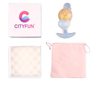 CF -P9137 Silicone vibrante grande spina anale 3 velocità + 7 frequenza doppio 6 colori Multi-frequenza vibranti spine anali Sm - Product Image 6