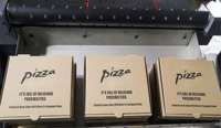 Produits de masse prix réduit spécial imprimante à jet d'encre à passage unique carton machine d'impression de boîtes à pizza 4 couleurs