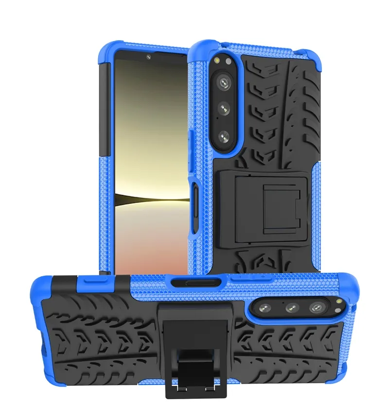 Rugged TPU+PC Hybrid Dual Layer Armor Back Cover Best Phone Case Protective Shockproof Cover For Sony Xperia 5 IV Case