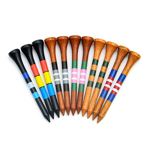 Vente en gros Tees de golf style cigarette 70mm 83mm Tees de golf en bois de bambou Impression de logo personnalisé - Product Image 6