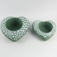 Chine fournisseur bon marché extérieur vert succulent bureau à domicile unique pots de fleurs et jardinières en ciment à vendre