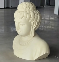 Statues de Bouddha originales imprimées en 3D et portraits de simulation en métal d'avatars chinois pour l'art et les sculptures