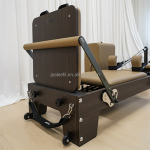 <span class=keywords><strong>Venta</strong></span> Directa de Fábrica: Reformer de Pilates de Madera Maciza Multicapa Color Nogal para Estudio de Yoga y Fitness <span class=keywords><strong>en</strong></span> Casa - Product Image 2