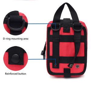 FA01 Stock promotion Outdoor Hiking Travel Utility Tactical <b>Molle</b> EMT IFAK First Aid Pouch Empty First Aid <b>Bag</b> - Product Image 3