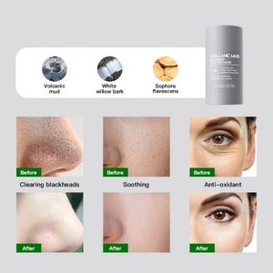 Masque facial en stick OEM à marque privée, enrichi en armoise, boue volcanique et argile verte au thé vert - Product Image 2