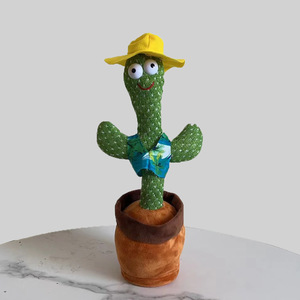 Nouvelle Arrivée 2025 – Cactus en Peluche Électrique Dansant et Parlant, Personnalisable, Vente en Gros, Qualité Supérieure, Mignon et Tendance - Product Image 4