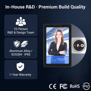 Alcootest sans contact intégré avec reconnaissance faciale, machine de pointage des heures avec TCP/IP SDK RS485 WiFi Cloud - Product Image 4