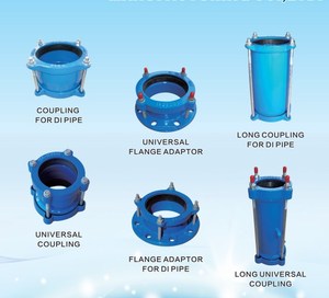 Bộ Chuyển Đổi Mặt Bích Bằng Sắt Dẻo PN10/16 Với Vòng Đệm Kẹp Chịu Kéo Cho Ống PE - Product Image 2