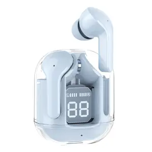 Popular Transparent Digital Display Wireless Headphones High-value In-ear Touch Sound Super Good Headset Wholesale