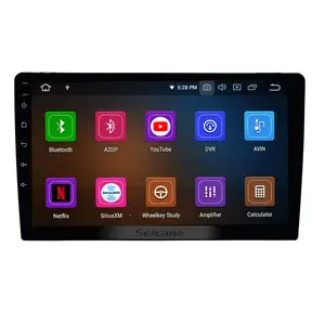 10.1 Inch Car Đài Android 11.0 Phổ GPS Navigation Với HD Màn Hình Cảm Ứng WIFI Hỗ Trợ AUX 4 Gam DVR 1080P DAB