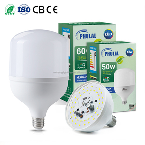 หลอดไฟ B22 E27 5W 10W 15W 20W 30W 40W 50W 60W วัตถุดิบขายส่งไฟฟ้าหลอดไฟ LED - Product Image 1