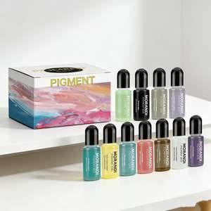 Pigmento de Resina Morandi de Alta Concentración para Resina Epoxi y UV, Colorante Premium para Tonos Suaves y Discretos, Suministros para Manualidades - Product Image 2