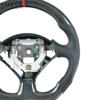 Volant de course Kryvex pour S2000 DC5 Civic Type R avec cuir et fibre de carbone - Couleur et surpiqûres personnalisables
