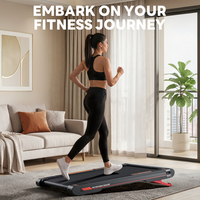 Tapis de marche pliable électrique portable avec plateau en ABS - Machine d'exercice multifonctionnelle pour usage domestique