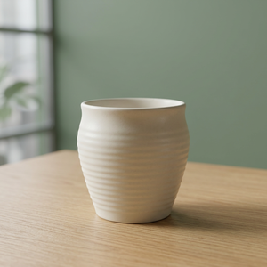 Taza de Té Kulhad Blanca Hecha a Mano/Taza para Helado Acanalada Reutilizable para Chai, Ideal para el Hogar, Fiestas y Restaurantes - Product Image 3