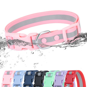 2026 Neues PVC-Hundehalsband Wasserdichtes Reflektierendes Haustierhalsband für Kleine und Große Hunde Anti-Würge Langlebiges Zugfestes Halsband - Product Image 2