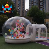 10FT de qualité commerciale plein d'entrain bulle ballon maison PVC gonflable saut Base bulle maison ballons tente en plein air pour la fête