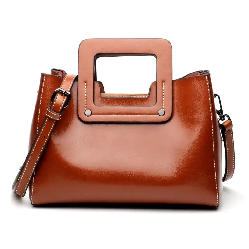 2024 moda Oem nuovo Design vera pelle da donna borsa da donna a tracolla borse da donna set di borse da donna