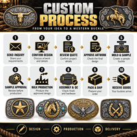 Boucles de ceinture en métal 3D personnalisées en laiton, style western, avec logo crâne de lion antique, pour moto, fabrication OEM, boucles de ceinture métalliques