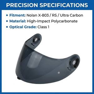 Visera de Repuesto para Casco de Motocicleta Nolan X-802/803 RS, PC Anti-Rayones, Liberación Rápida, Protección Solar, para Todas las Estaciones - Product Image 5