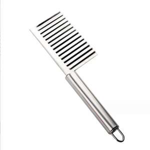 סכין גל תפוחי אדמה ידני סכין מטבח ביתי כלי חיתוך חותך רצועה מפוארת - Product Image 5