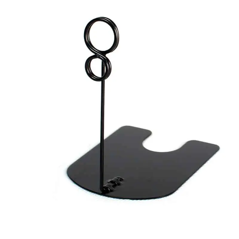 Bread baking label holder metal commodity price tag display stand stainless steel advertising clip cake price tag holder